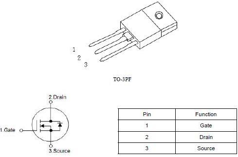 開(kāi)關(guān)電源MOS管 KNX42150A 2.8A/1500V規(guī)格書(shū)-封裝 參數(shù)齊全-KIA MOS管