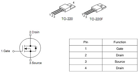 MOS管 KNX4890A 9A/900V參數詳情 免費送樣 原廠直銷-KIA MOS管