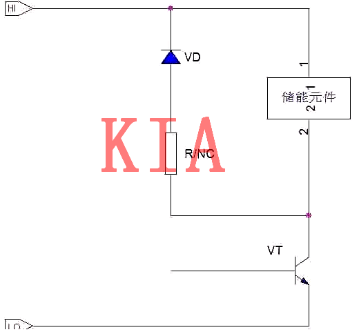 繼電器，二極管