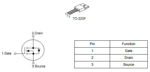 3n80c場效應管參數,3n80c場效應管代換,中文資料-KIA MOS管