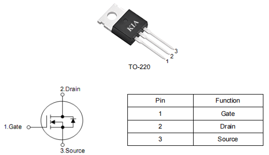 30v150a場效應管,2803mos管,TO-220,KNP2803S參數規格書-KIA MOS管