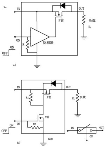 負(fù)載開(kāi)關(guān)電路,MOSFET負(fù)載開(kāi)關(guān),電路原理圖-KIA MOS管
