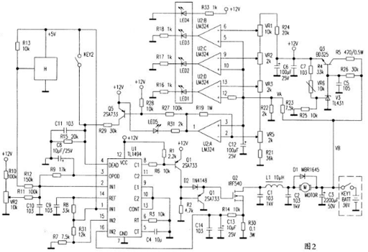 電動(dòng)自行車(chē)控制器,控制器電路分享-KIA MOS管