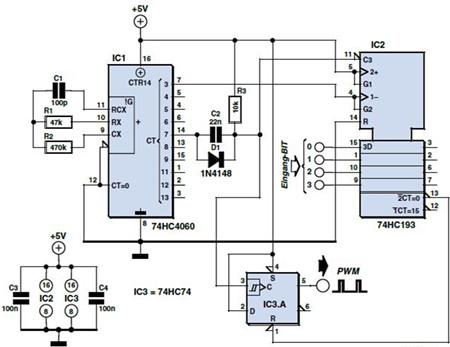 分立式PWM發生器電路圖,原理作用詳解-KIA MOS管