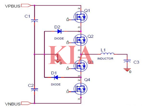 三電平逆變器,電路