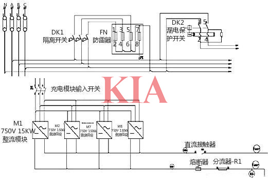 直流充電樁原理