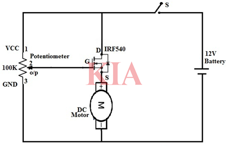 直流電機調(diào)速原理,電路