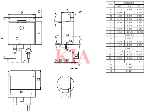 to263封裝尺寸圖
