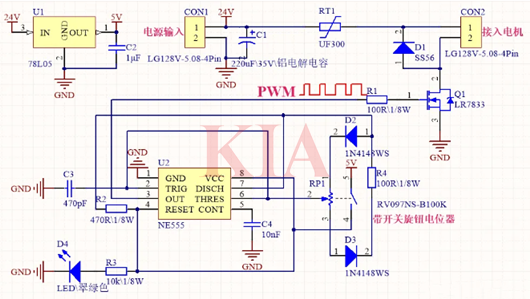 pwm調速,直流電機
